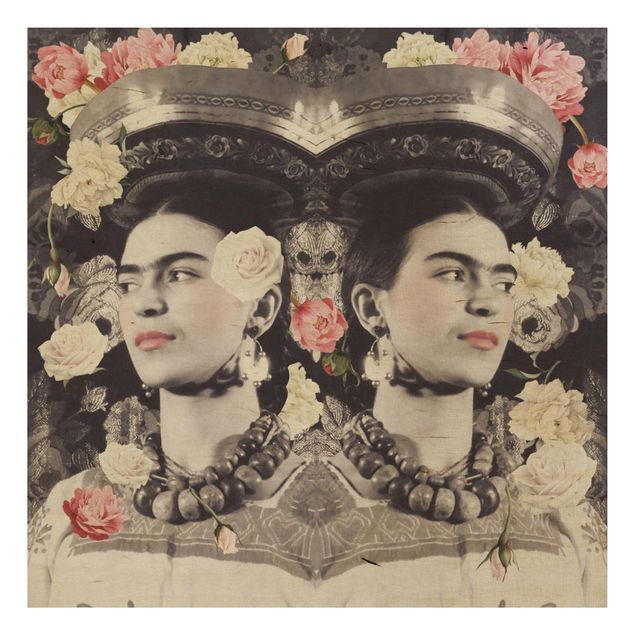 Konstutskrifter Frida Kahlo - Flower Flood