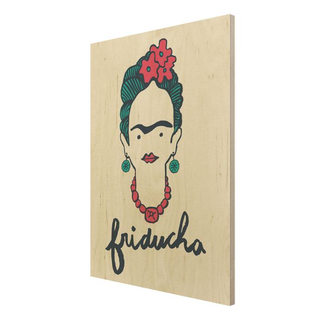 Trätavlor ordspråk Frida Kahlo - Friducha