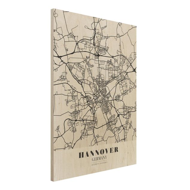 Kök dekoration Hannover City Map - Classic