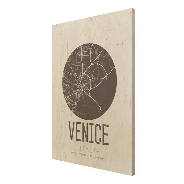 Tavlor Venice City Map - Retro
