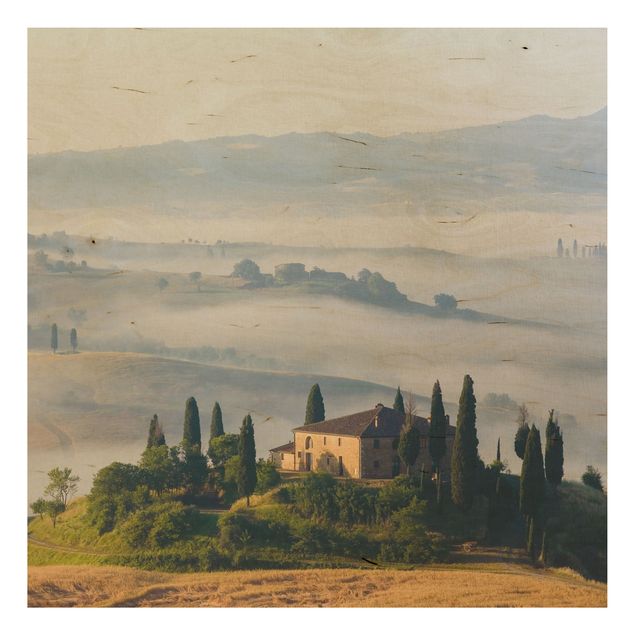 Trätavlor landskap Country Estate In The Tuscany