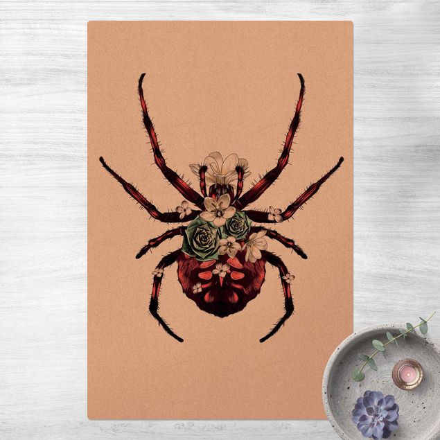 modern matta vardagsrum Illustration Floral Spider
