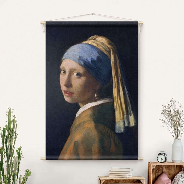 gobeläng modern Jan Vermeer Van Delft - Girl With A Pearl Earring
