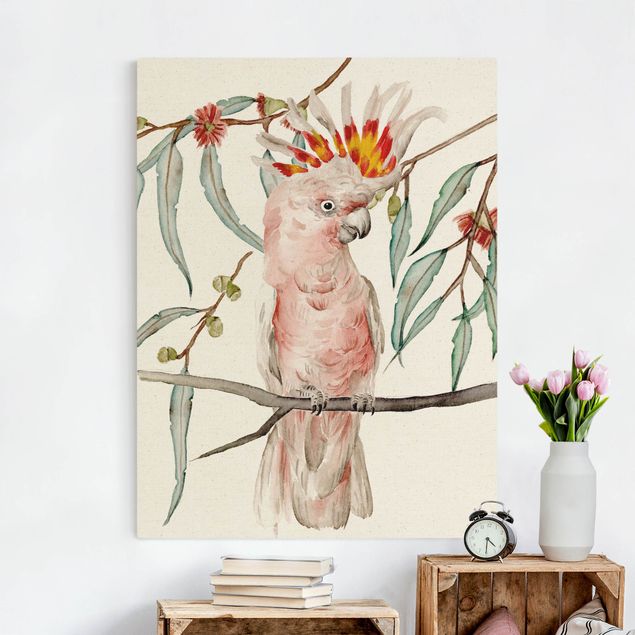 Kök dekoration Cockatoo With Pink Feathers