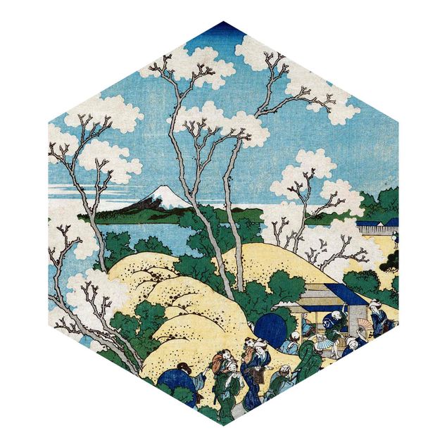 Fototapeter arkitektur och skyline Katsushika Hokusai - The Fuji Of Gotenyama