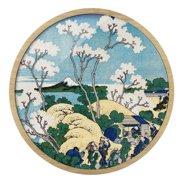Tavlor landskap Katsushika Hokusai - The Fuji Of Gotenyama
