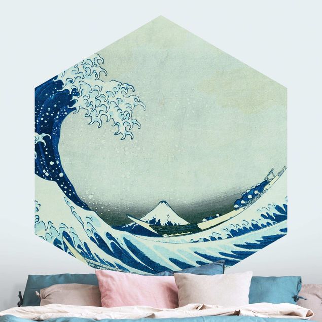 Konstutskrifter Katsushika Hokusai - The Great Wave At Kanagawa