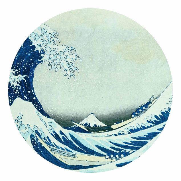 Fototapeter bergen Katsushika Hokusai - The Great Wave At Kanagawa