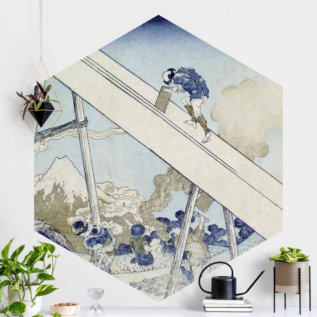 Kök dekoration Katsushika Hokusai - In The Totomi Mountains