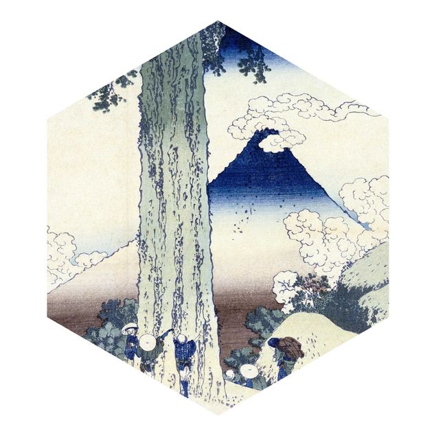 Tapeter modernt Katsushika Hokusai - Mishima Pass In Kai Province