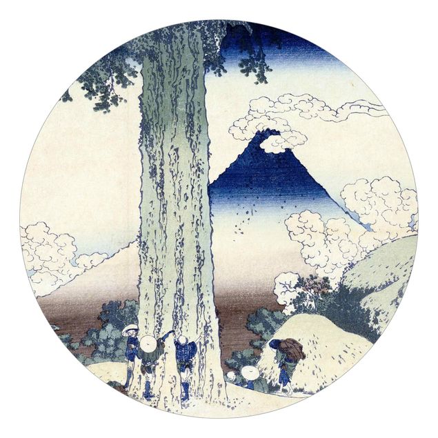 Konststilar Katsushika Hokusai - Mishima Pass In Kai Province
