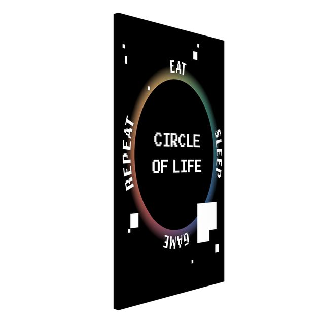 Magnettavla ordspråk Classical Video Game Circle Of Life