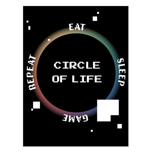 Tavlor ordspråk Classical Video Game Circle Of Life