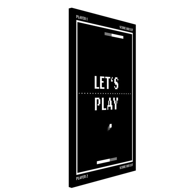 Magnettavla ordspråk Classical Video Game In Black And White Let's Play