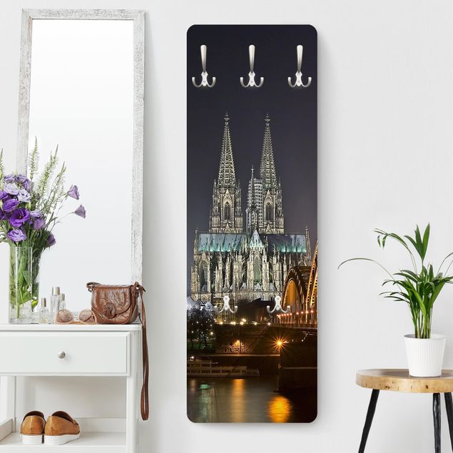 Klädhängare vägg arkitektur och skyline Cologne Cathedral