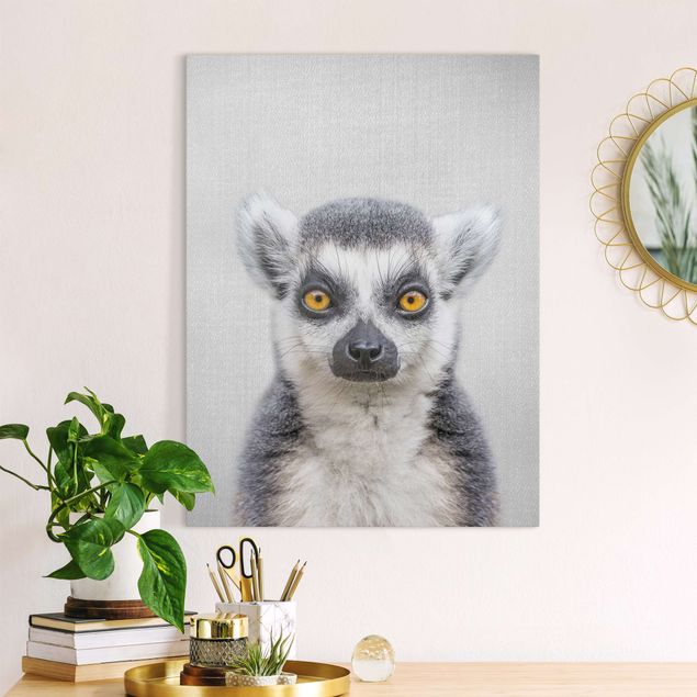 Canvastavlor apor Lemur Ludwig