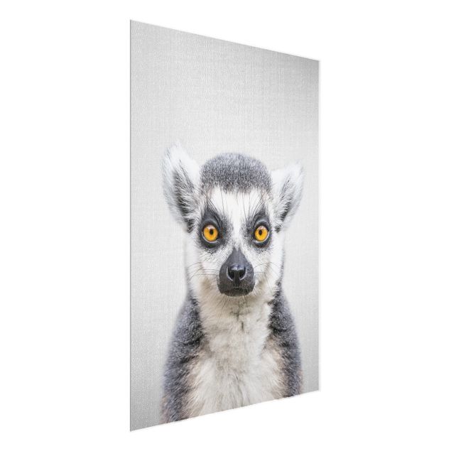 Glastavlor djur Lemur Ludwig