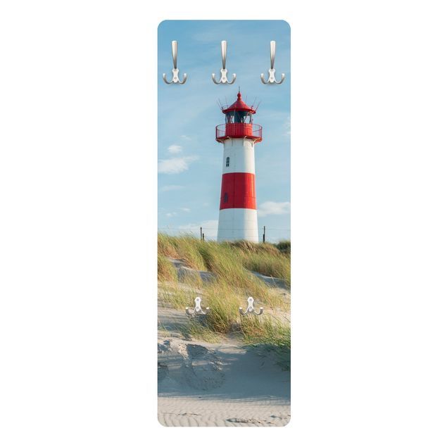 Klädhängare vägg Lighthouse At The North Sea