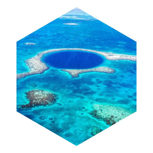 Hexagonala tapeter Lighthouse Reef Of Belize