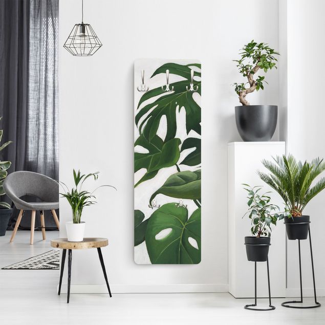 Klädhängare vägg grön Favorite Plants - Monstera