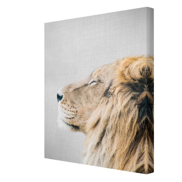 Canvastavlor djur Lion Leopold