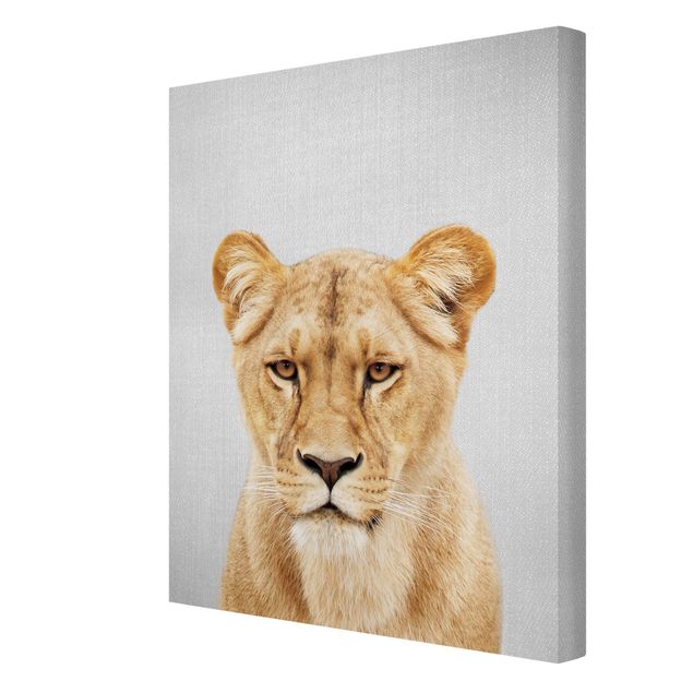 Canvastavlor djur Lioness Lisa