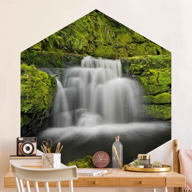 Fototapeter vattenfall Lower Mclean Falls In New Zealand