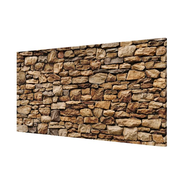 Magnettavla sten utseende American Stone Wall