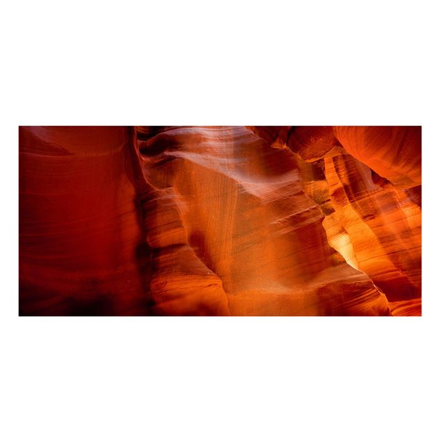 Tavlor landskap Light Beam In Antelope Canyon