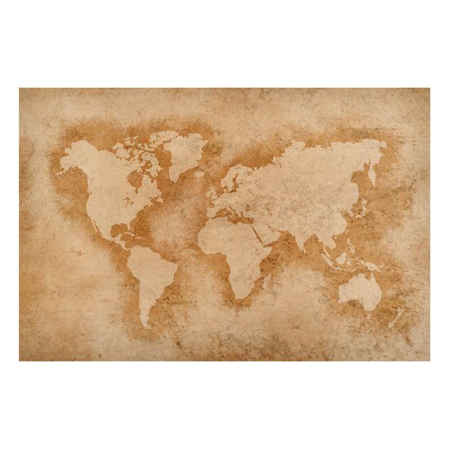 Magnettavla världskartor Antique World Map