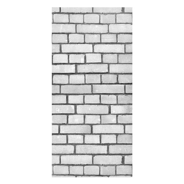 Tavlor 3D Brick Wallpaper White London