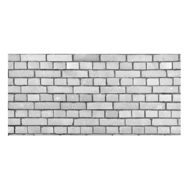 Tavlor 3D Brick Wallpaper White London