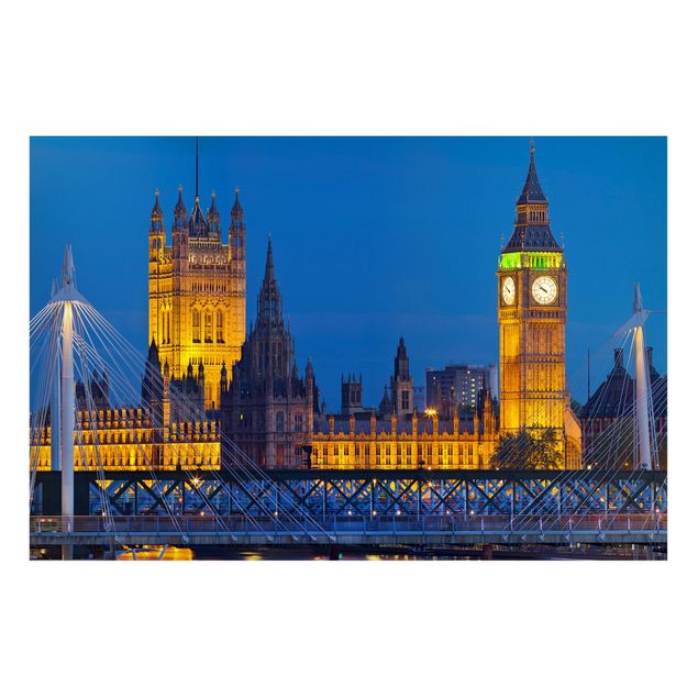 Tavlor London Big Ben And Westminster Palace In London At Night
