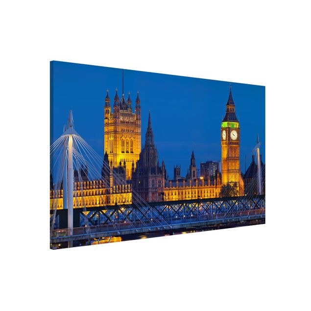 Kök dekoration Big Ben And Westminster Palace In London At Night