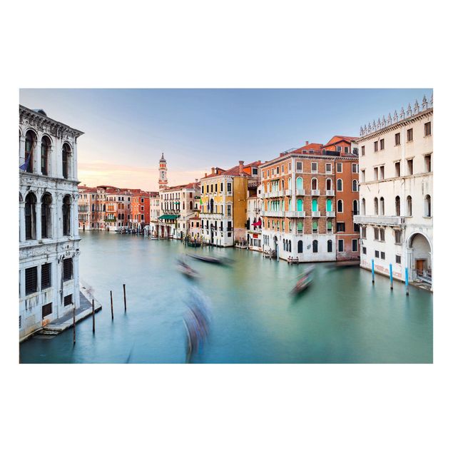 Tavlor arkitektur och skyline Grand Canal View From The Rialto Bridge Venice