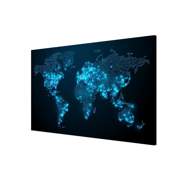 Tavlor världskartor Connected World World Map