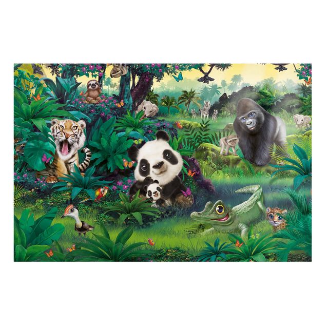 Tavlor djungel Animal Club International - Jungle With Animals