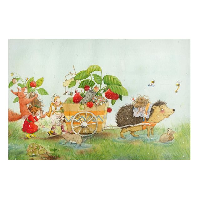 Magnettavla djur Little Strawberry Strawberry Fairy - With Hedgehog
