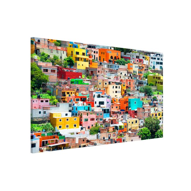 Kök dekoration Coloured Houses Front Guanajuato