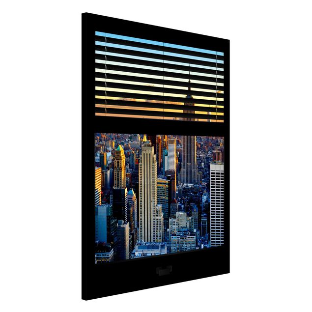 Kök dekoration Window View Blinds - Sunrise New York