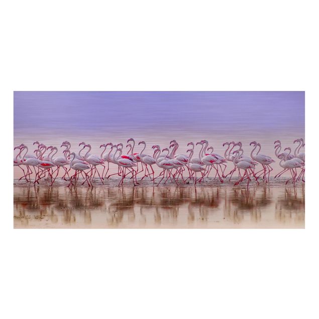 Magnettavla djur Flamingo Party