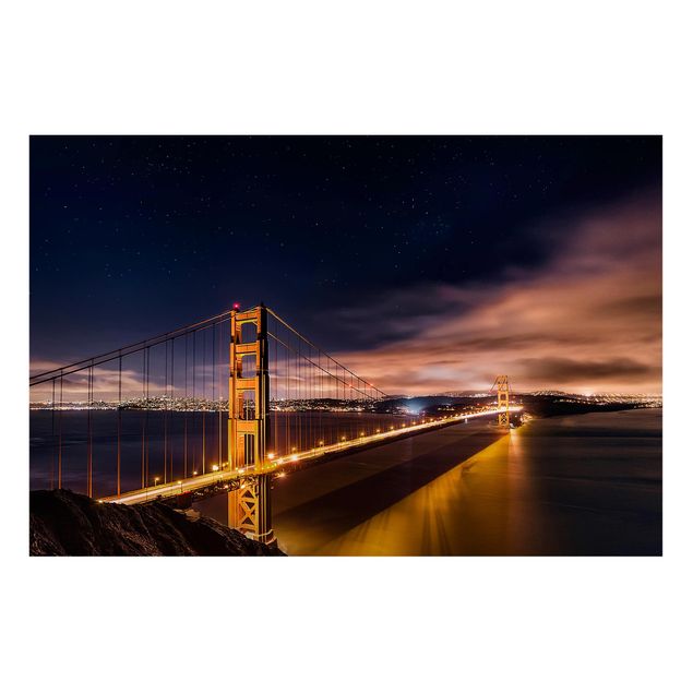 Tavlor landskap Golden Gate To Stars