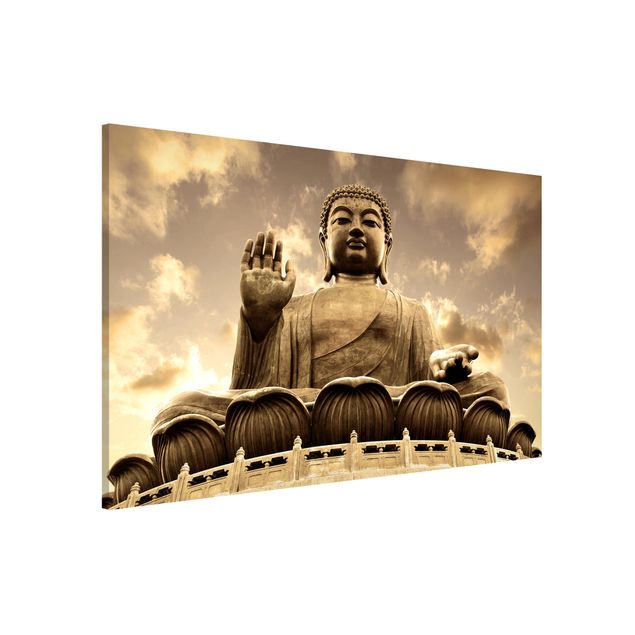 Kök dekoration Big Buddha Sepia