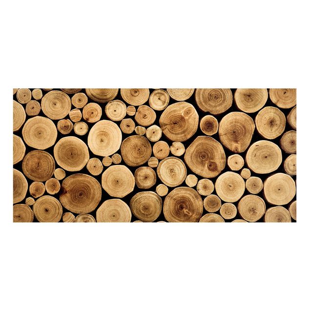 Magnettavla trälook Homey Firewood