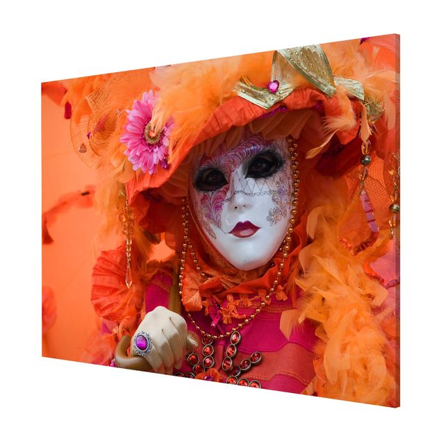 Tavlor porträtt Carnival in Orange