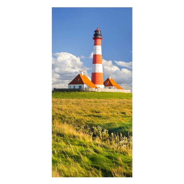 Tavlor landskap Lighthouse In Schleswig-Holstein