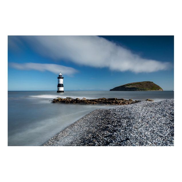 Tavlor landskap Lighthouse In Wales