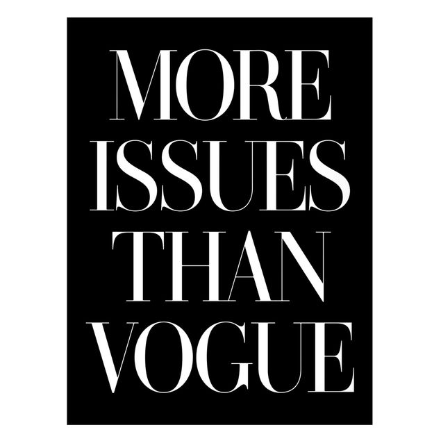 Magnettavla ordspråk More Issues Than Vogue