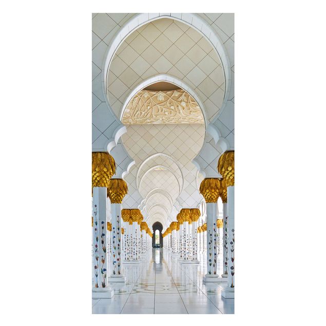 Tavlor arkitektur och skyline Mosque In Abu Dhabi