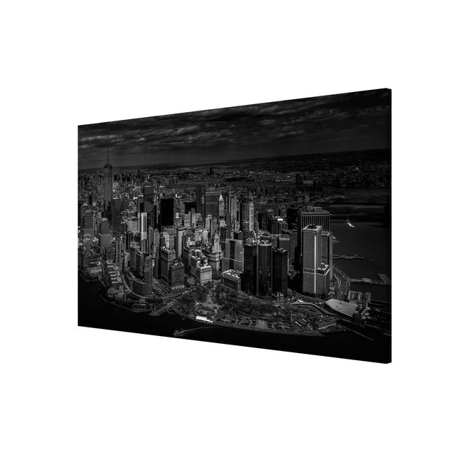 Tavlor arkitektur och skyline New York - Manhattan From The Air
